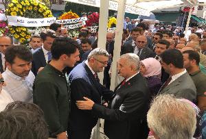 İlçe Başkan Vekilimiz Sn.Yücel Erence'nin muhterem annesinin Cenaze Namazı